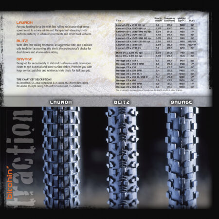 26x2.6 Savage Tubeless Tire